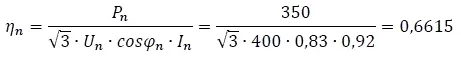 aszinkronmotor hatasfoka